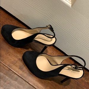 INC International Concepts lady black suede shoes!